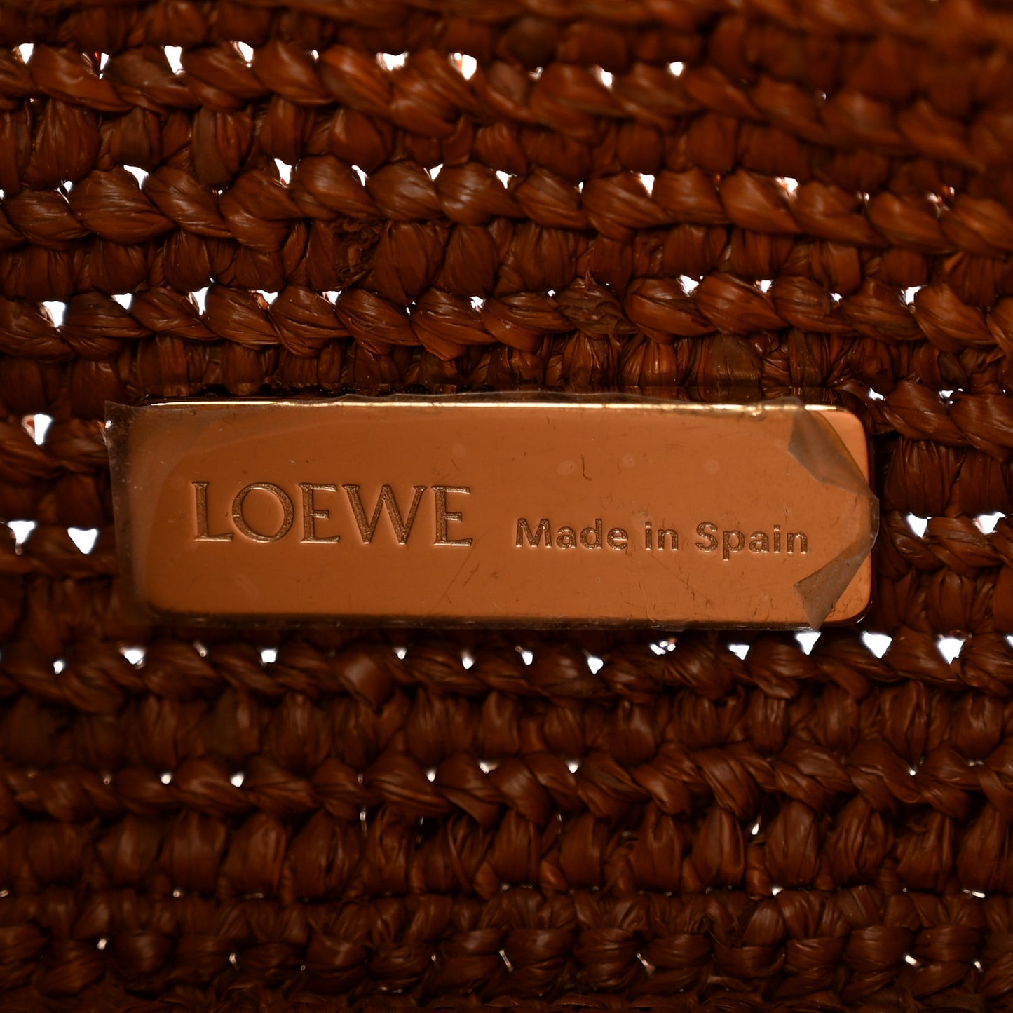 Raffia Donut Chain Medium Ola Shoulder Bag Honey