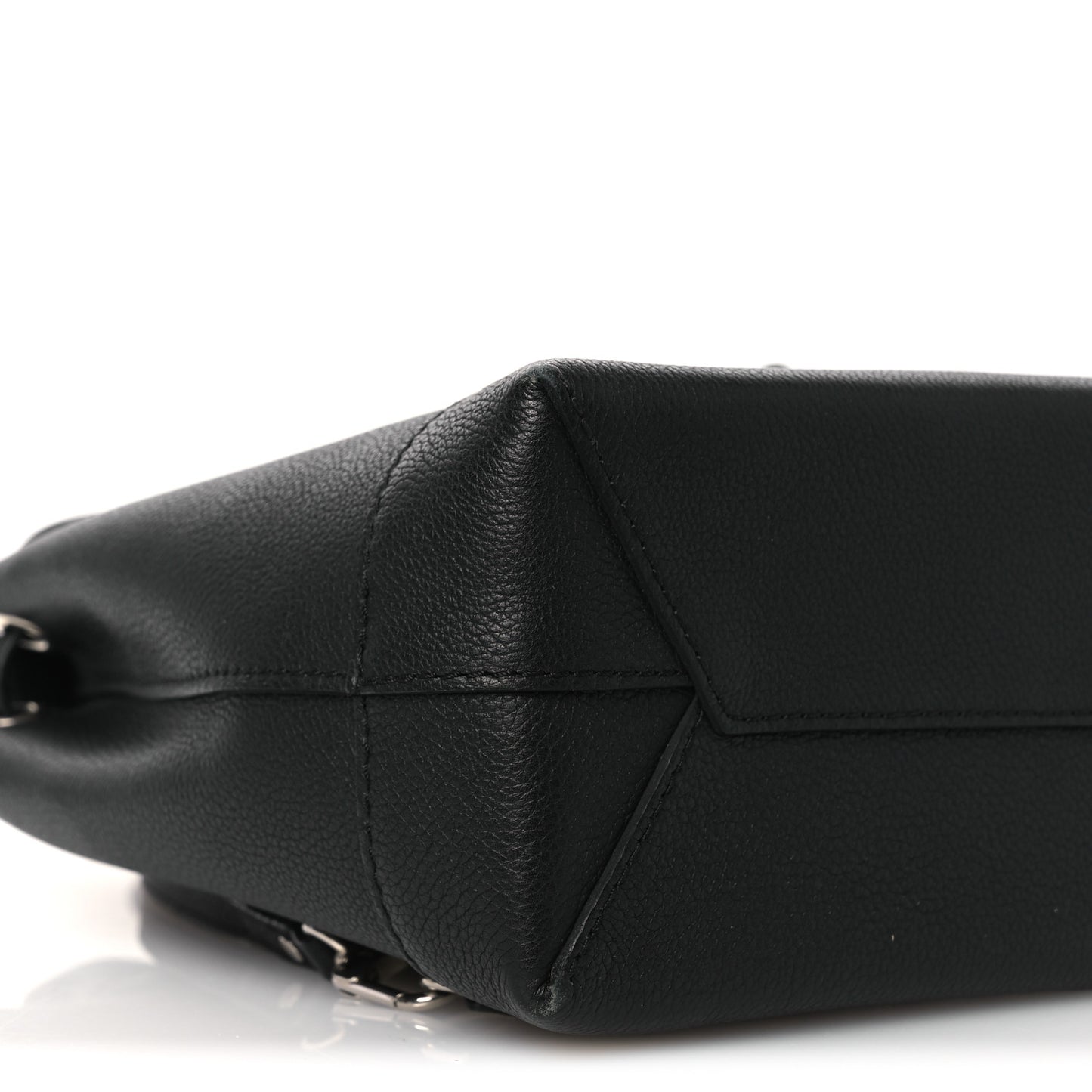 Calfskin Lockme Mini Backpack Black