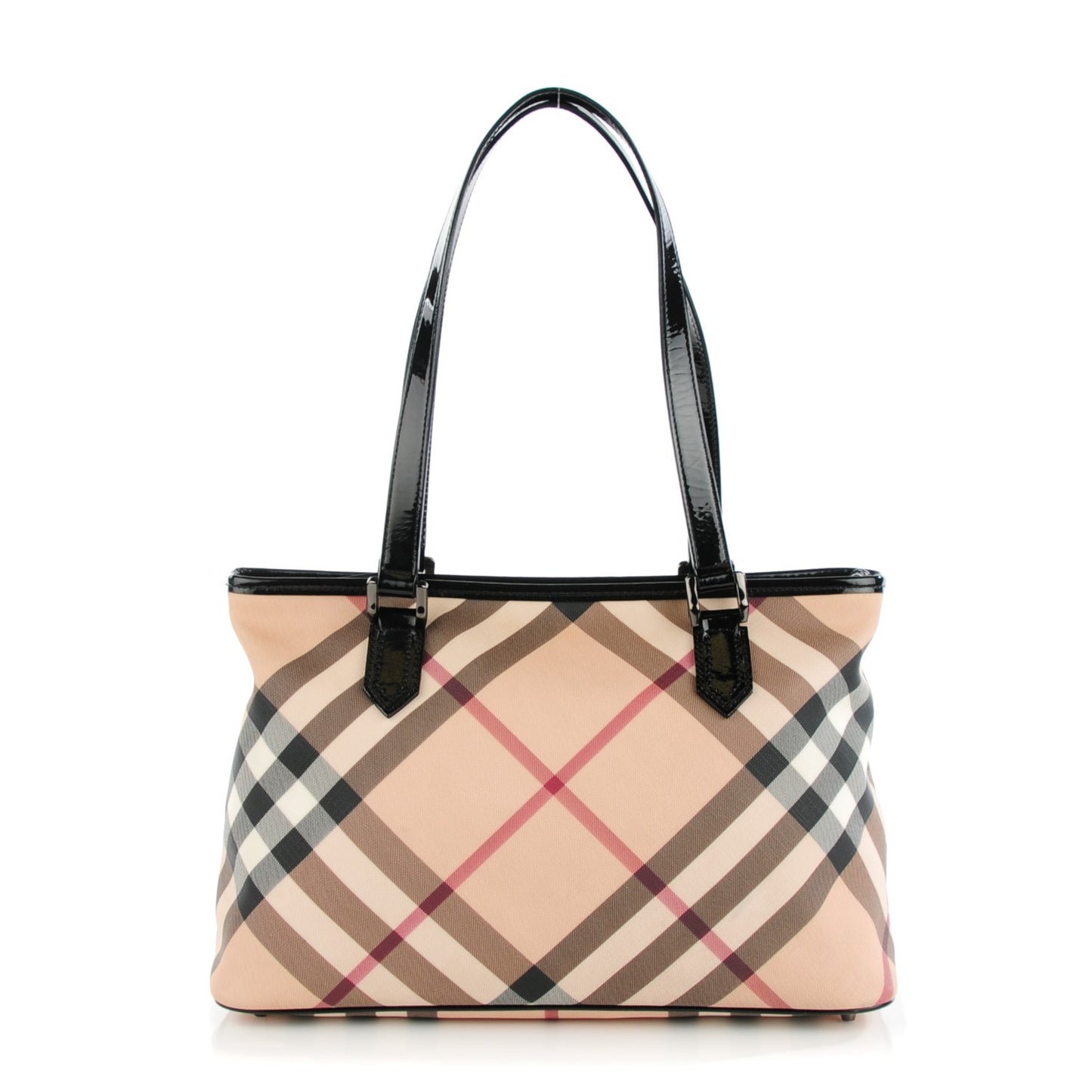 Nova Check Medium Tote Black