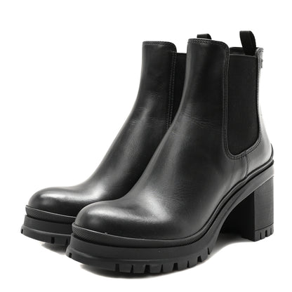 Prada Vitello Montana Lug Sole Chelsea 55mm Boots 39 Black 4 of 9