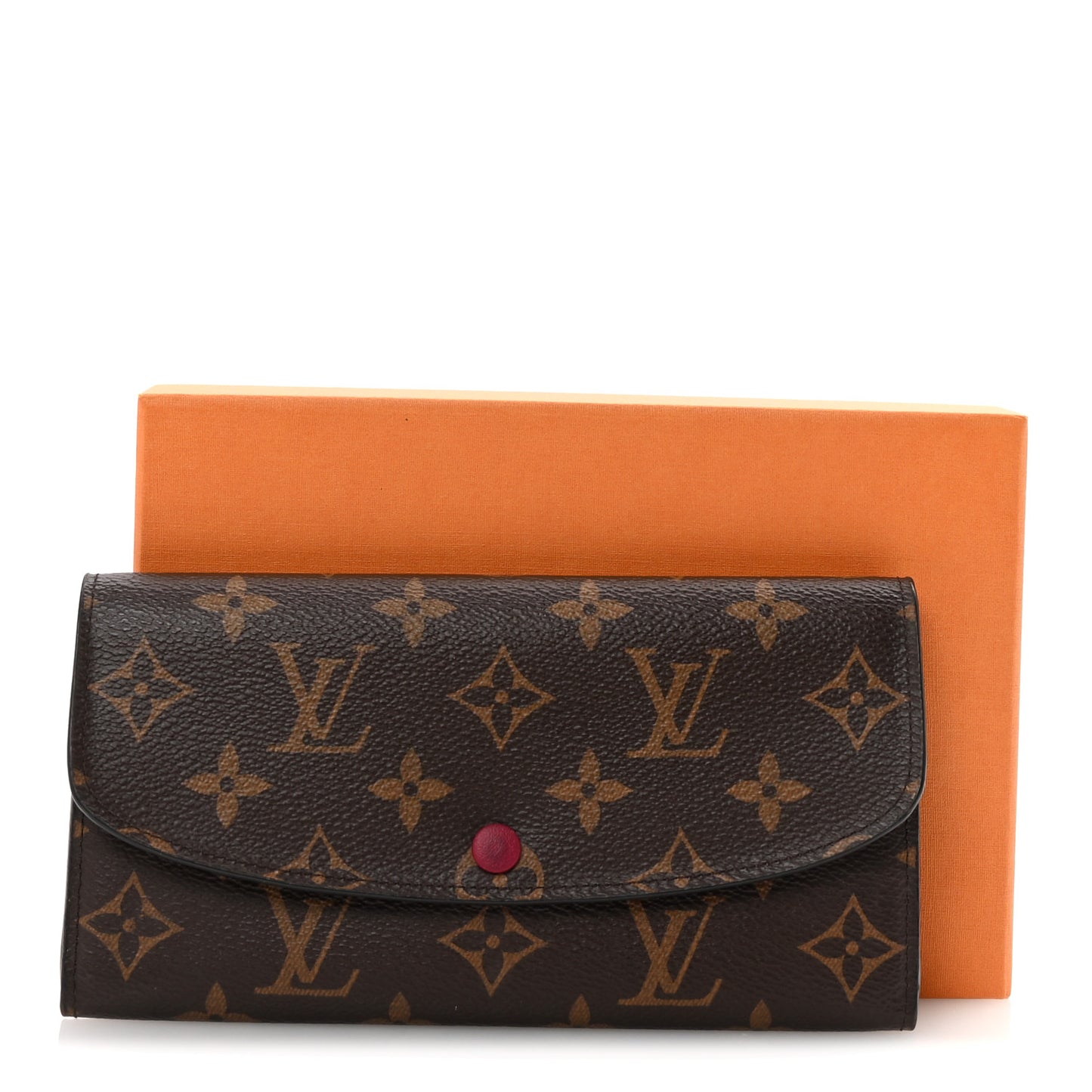 Monogram Emilie Wallet Fuchsia