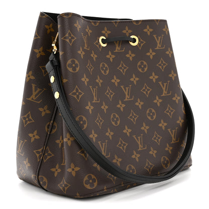 Louis Vuitton Monogram Neonoe MM Black 3 of 11
