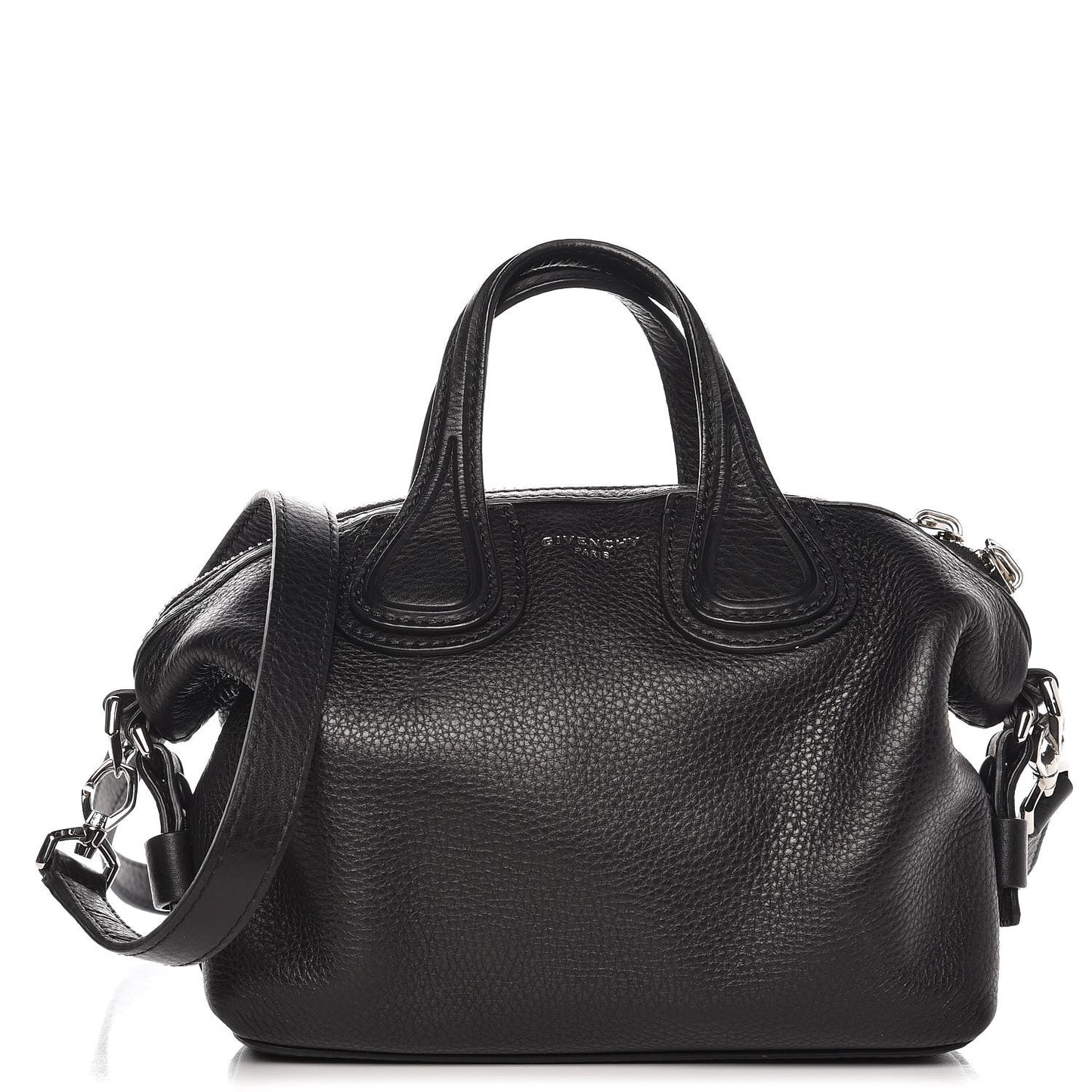 Waxed Calfskin Micro Nightingale Black