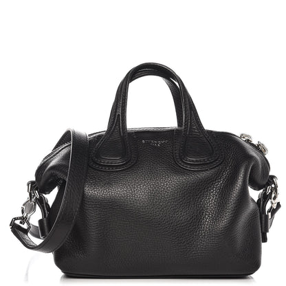 Givenchy Waxed Calfskin Micro Nightingale Black 1 of 9