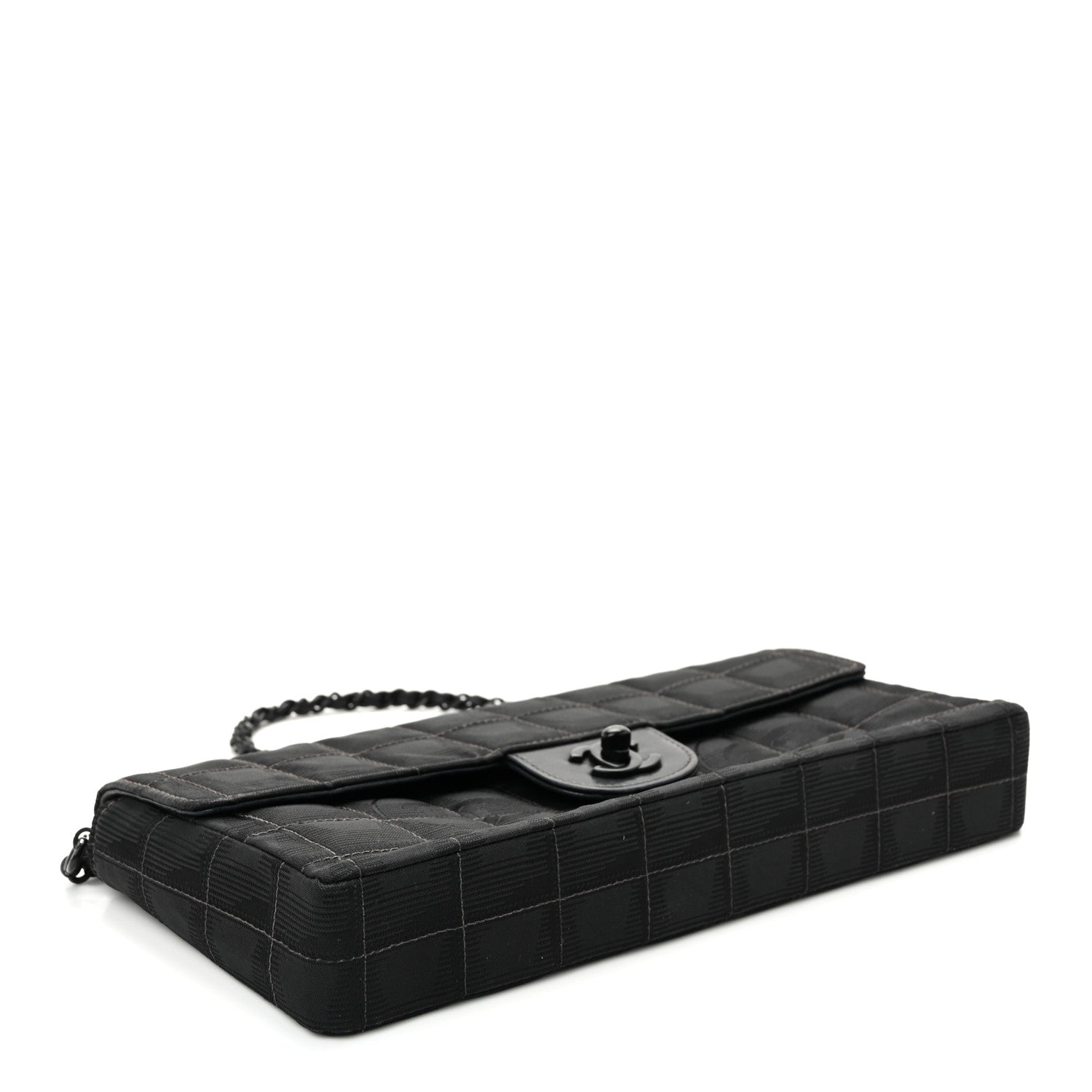 Chanel Nylon Travel East West Flap Black 6 of 21