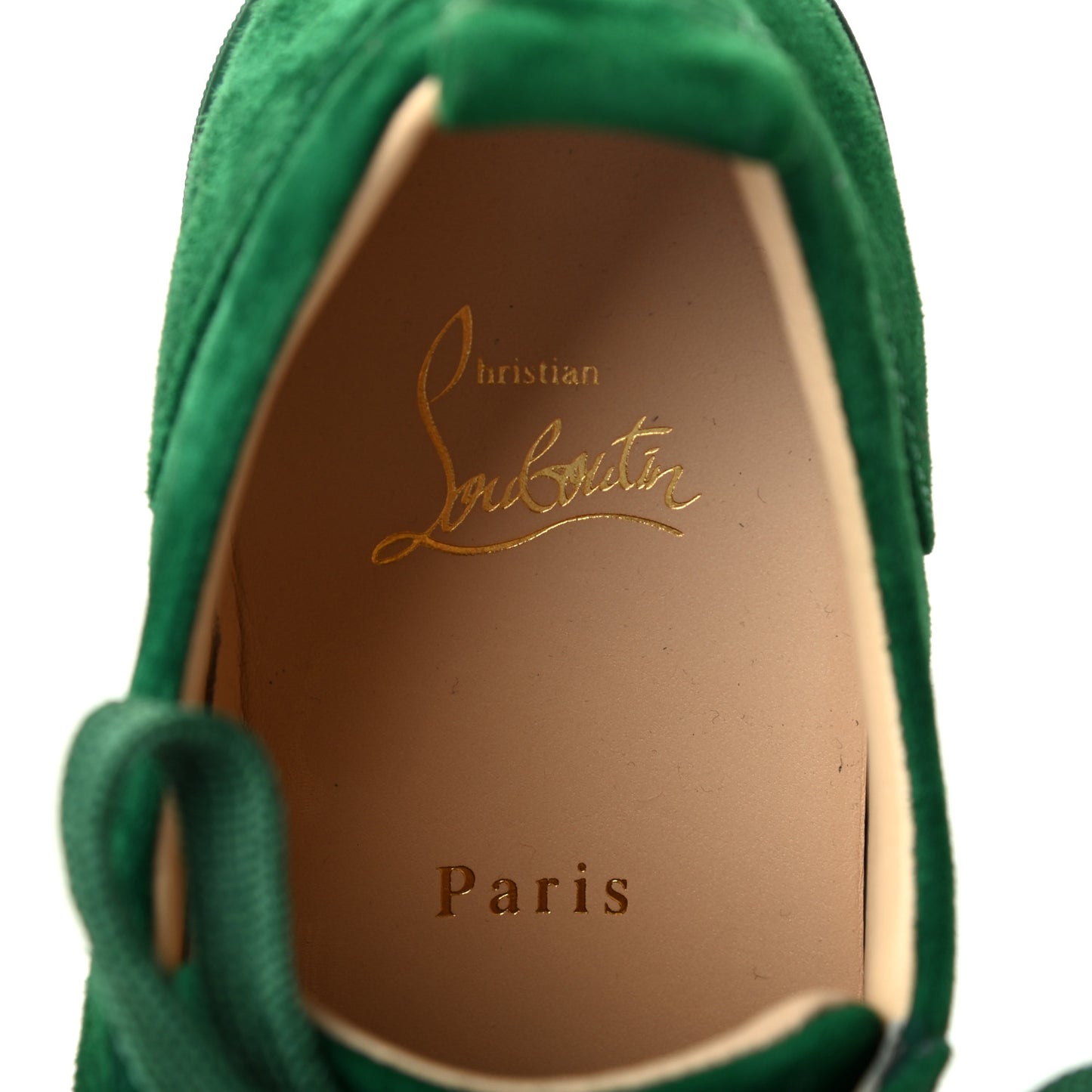 Suede Louis Junior Flat Sneakers 41 Green