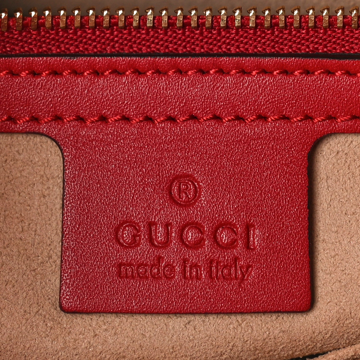 Gucci Soft Guccissima Top Handle Bag Red 6 of 9