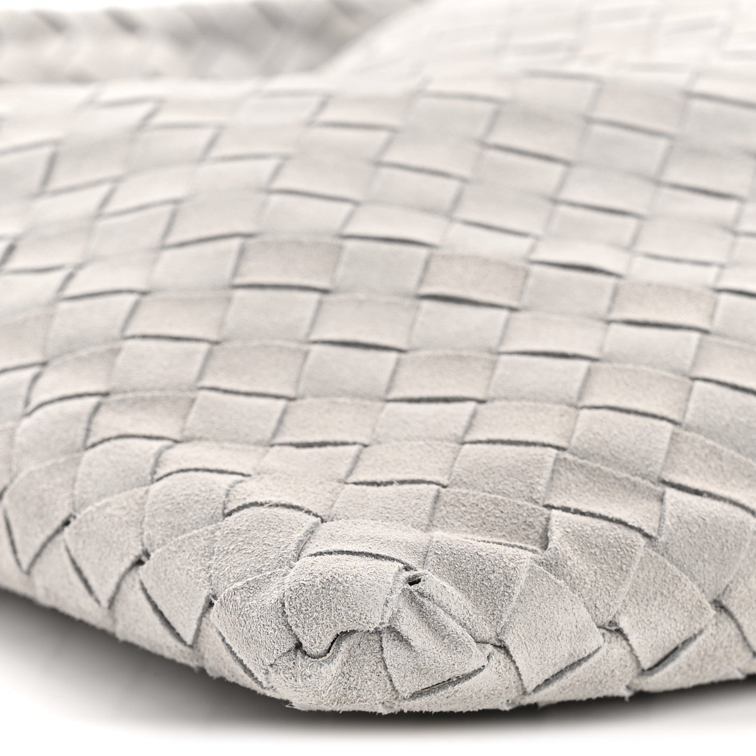 Bottega Veneta Suede Intrecciato Small Hop Sterling 9 of 10