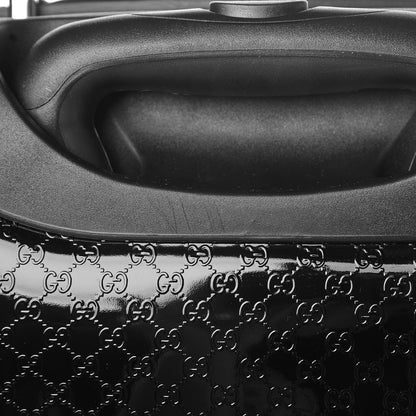 Gucci Patent Microguccissima Carry On Suitcase Black 10 of 12