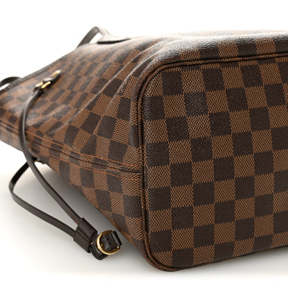 Louis Vuitton Damier Ebene Neo Neverfull MM Rose Ballerine 10 of 15