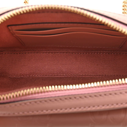 Gucci Calfskin GG Super Mini Debossed Chain Wallet Dust Carmine 5 of 11