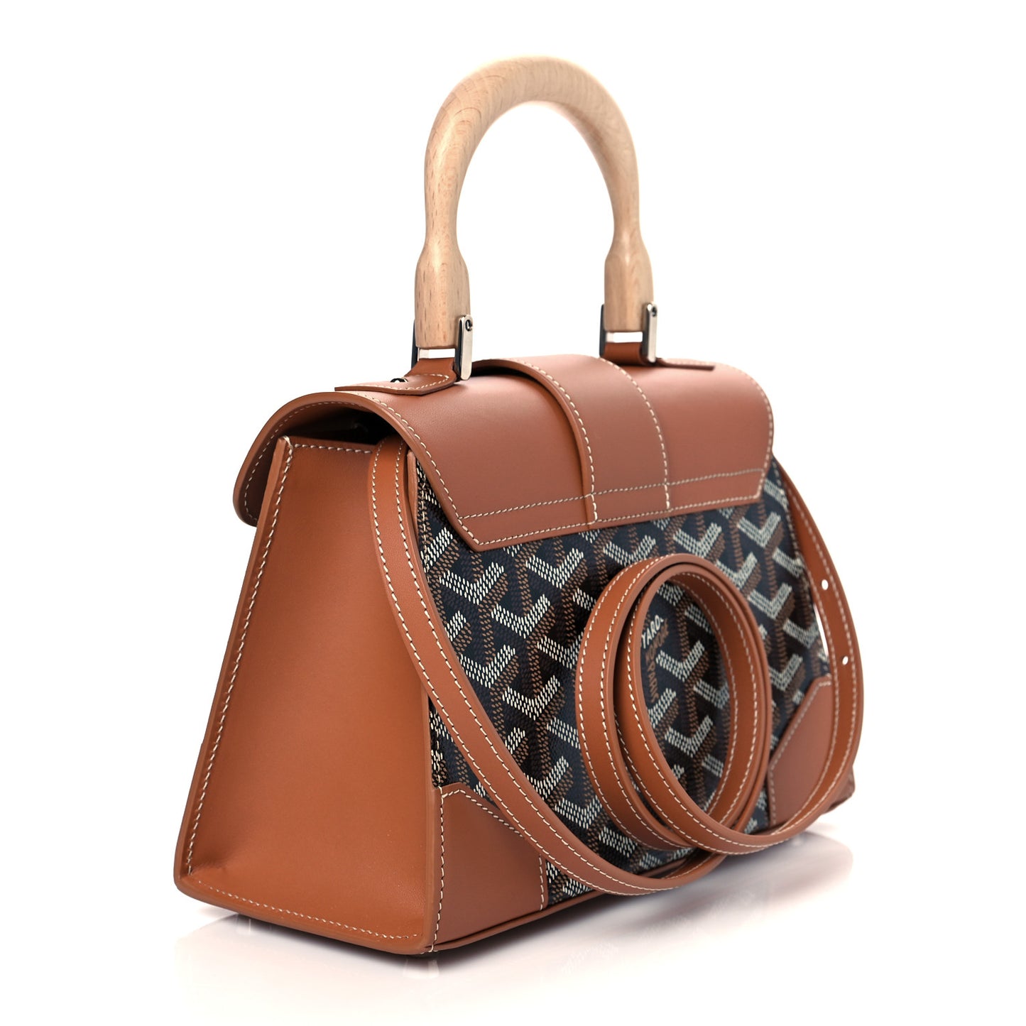 Goyardine Structure Mini Saigon Black Gold
