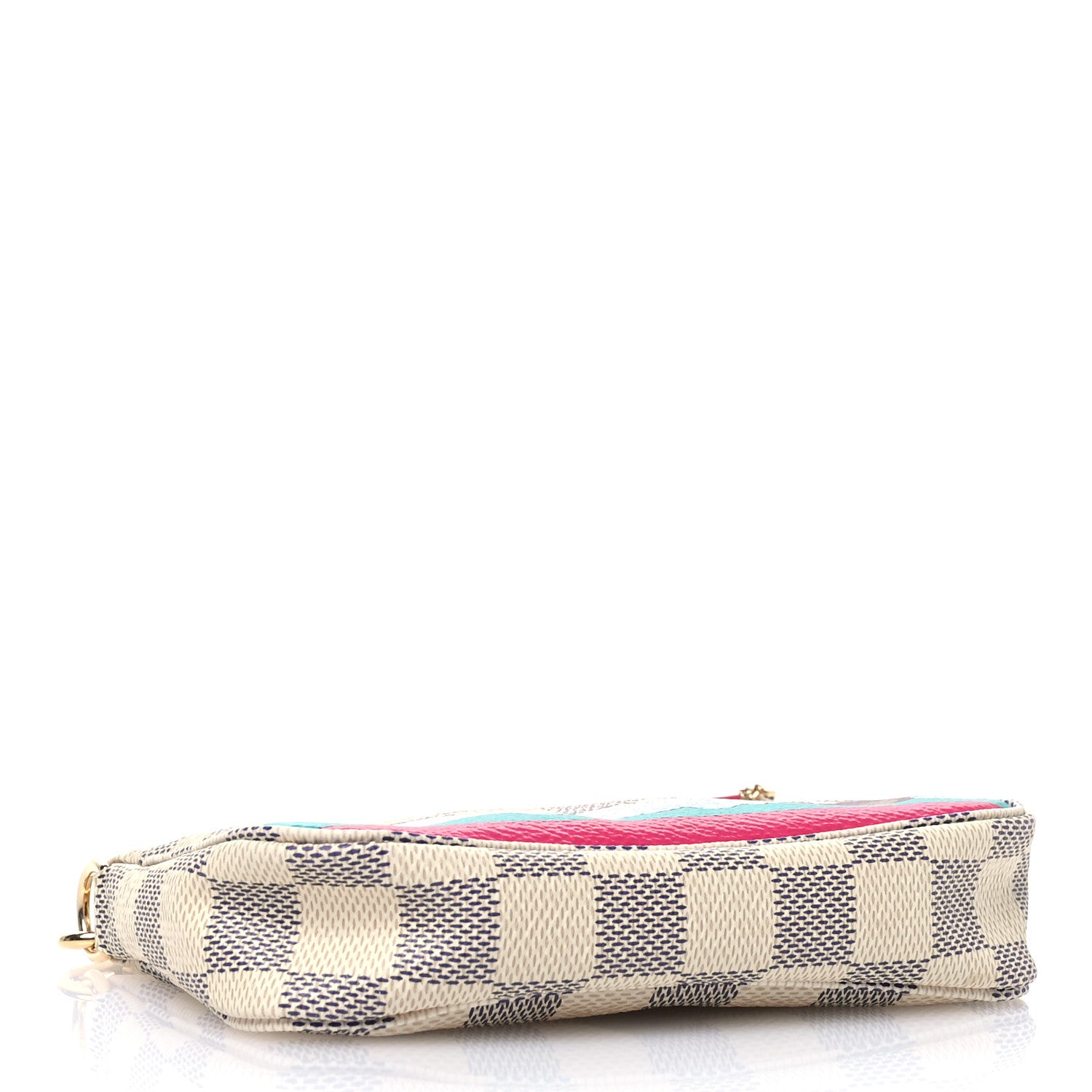 Louis Vuitton Damier Azur 2015 Christmas Animation Mini Pochette Accessories 4 of 10