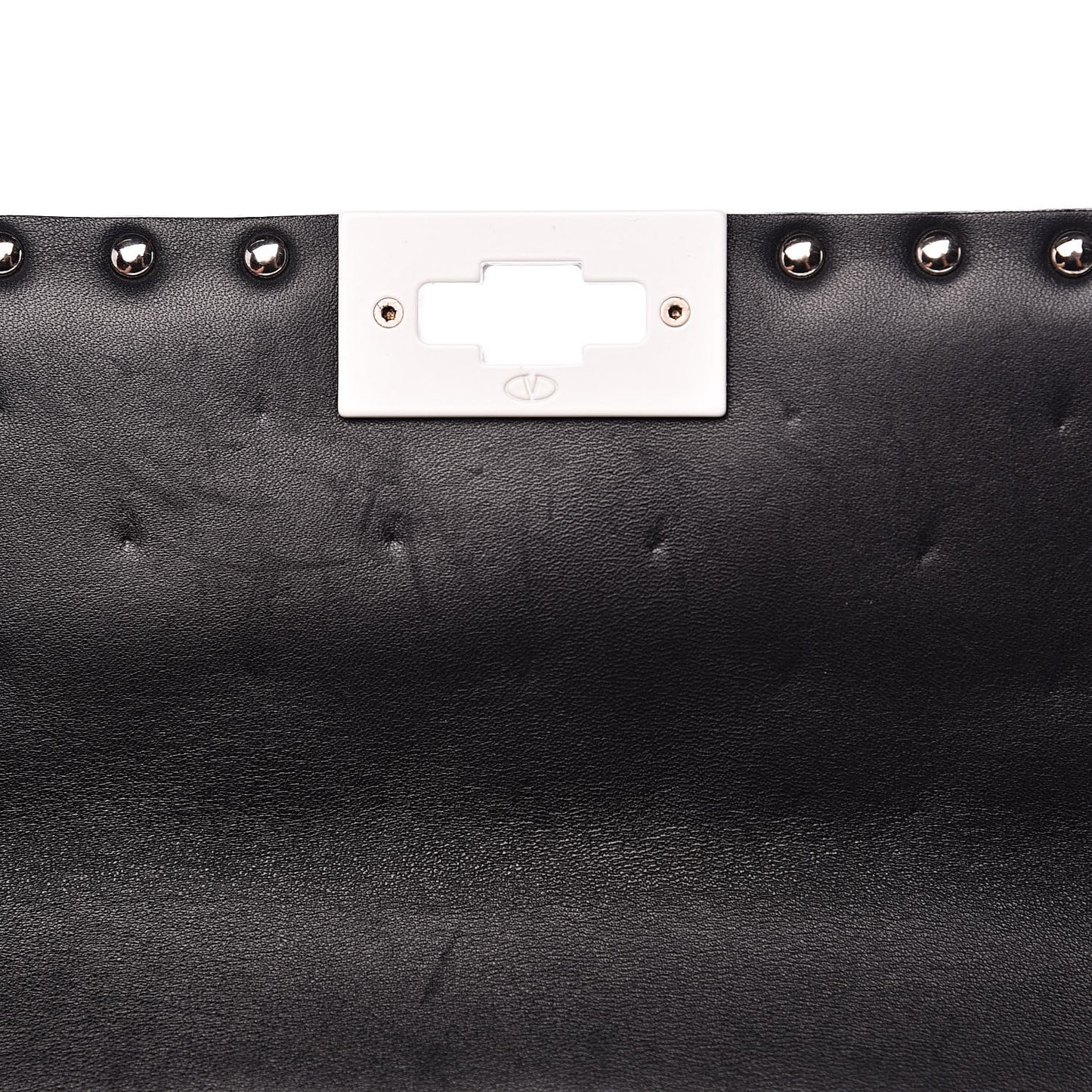 Lambskin Medium Free Rockstud Spike Shoulder Bag Black