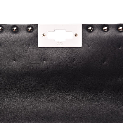 Valentino Garavani Lambskin Medium Free Rockstud Spike Shoulder Bag Black 10 of 10