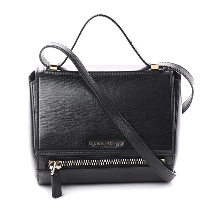 Givenchy Textured Calfskin Mini Pandora Box Crossbody Bag Black 1 of 7