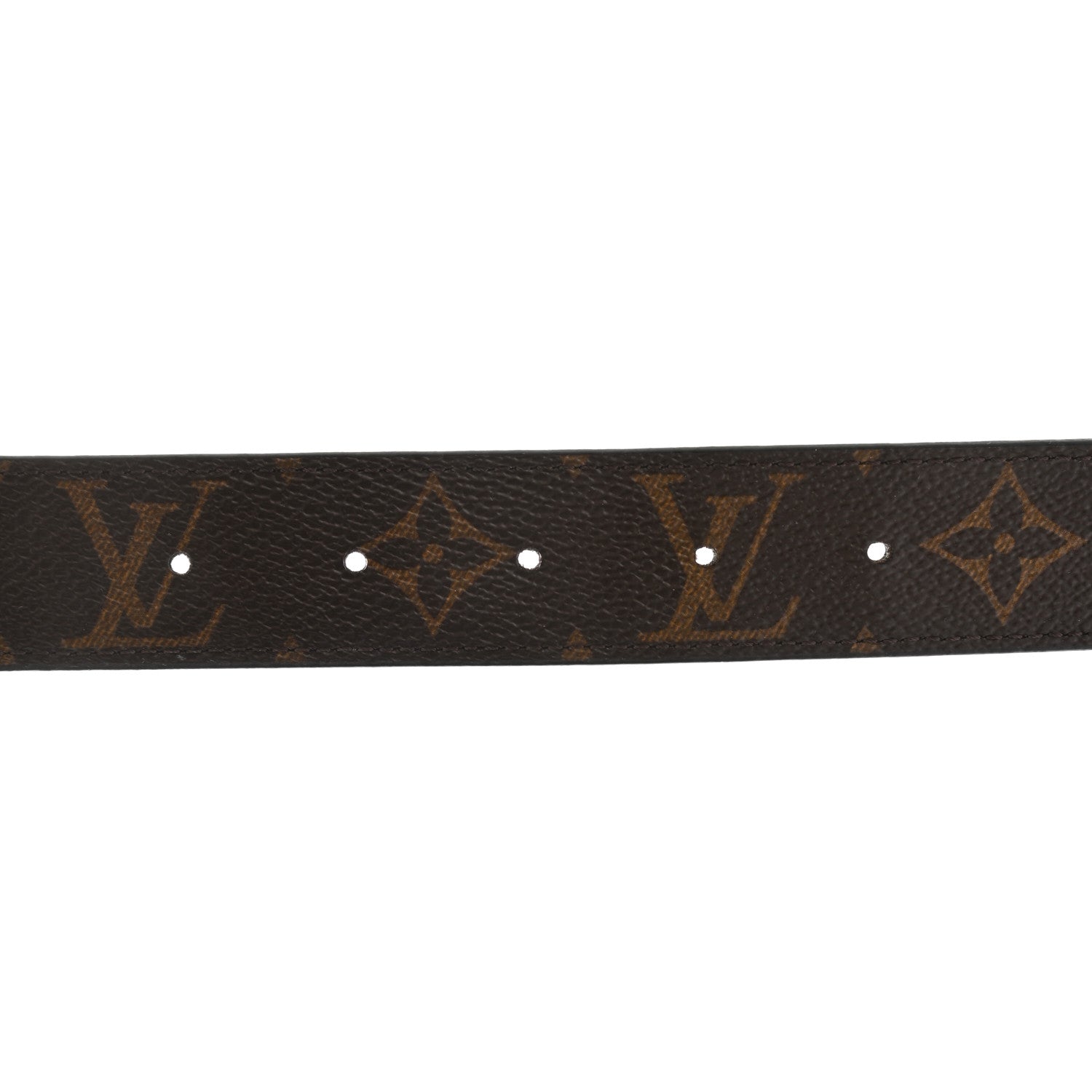 Louis Vuitton Calfskin Monogram 30mm LV Initiales Reversible Belt 85 34 Black 3 of 7
