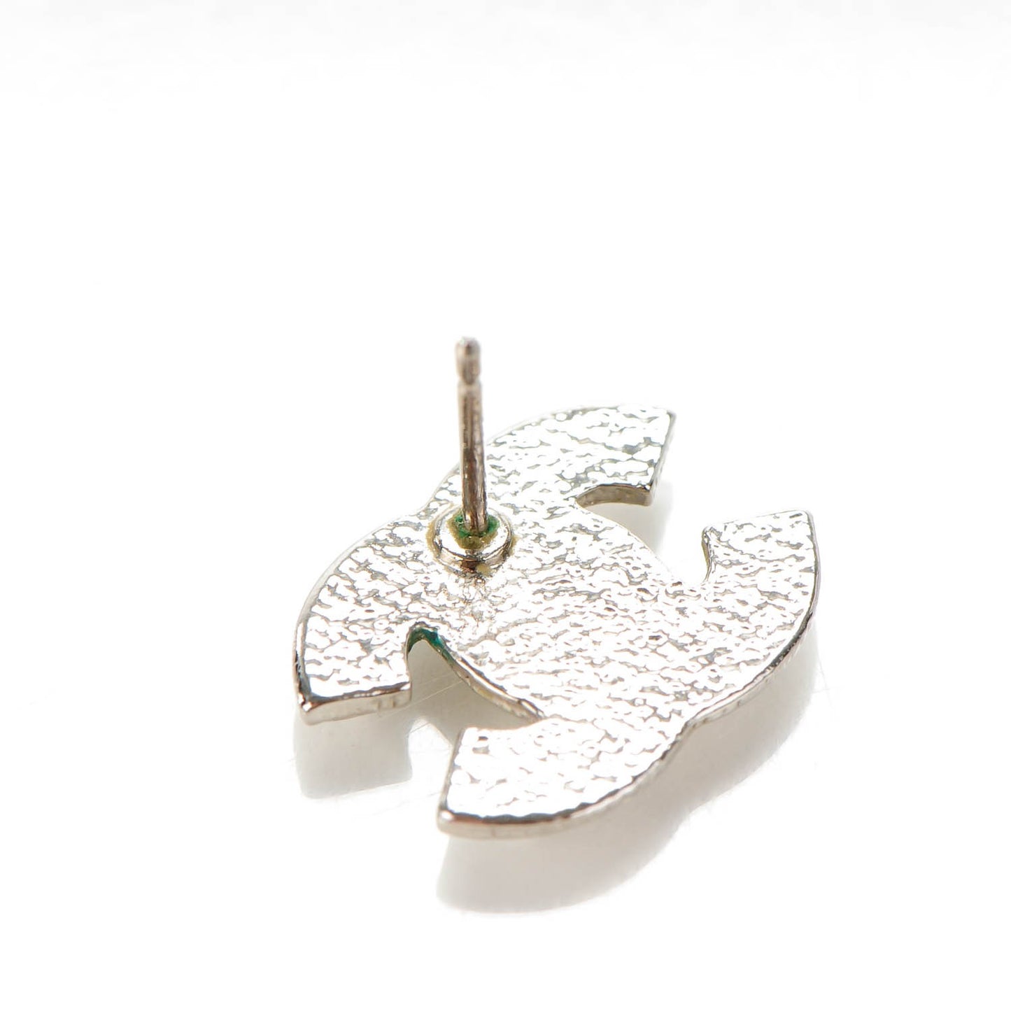 Crystal CC Earrings Silver