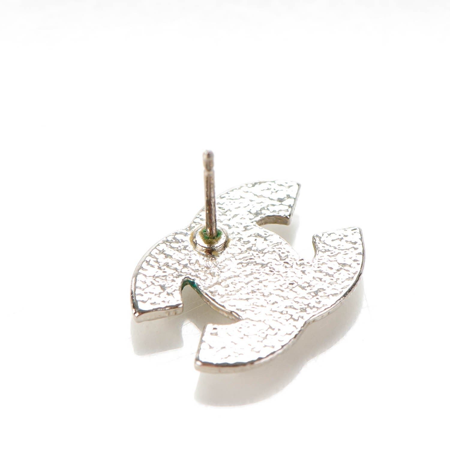 Chanel Crystal CC Earrings Silver 6 of 7