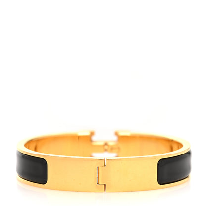 Hermes Enamel Narrow Clic Clac H Bracelet PM Black 2 of 4