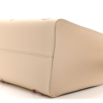 Louis Vuitton Empreinte Monogram Giant Onthego MM Creme Rose Trianon 9 of 9