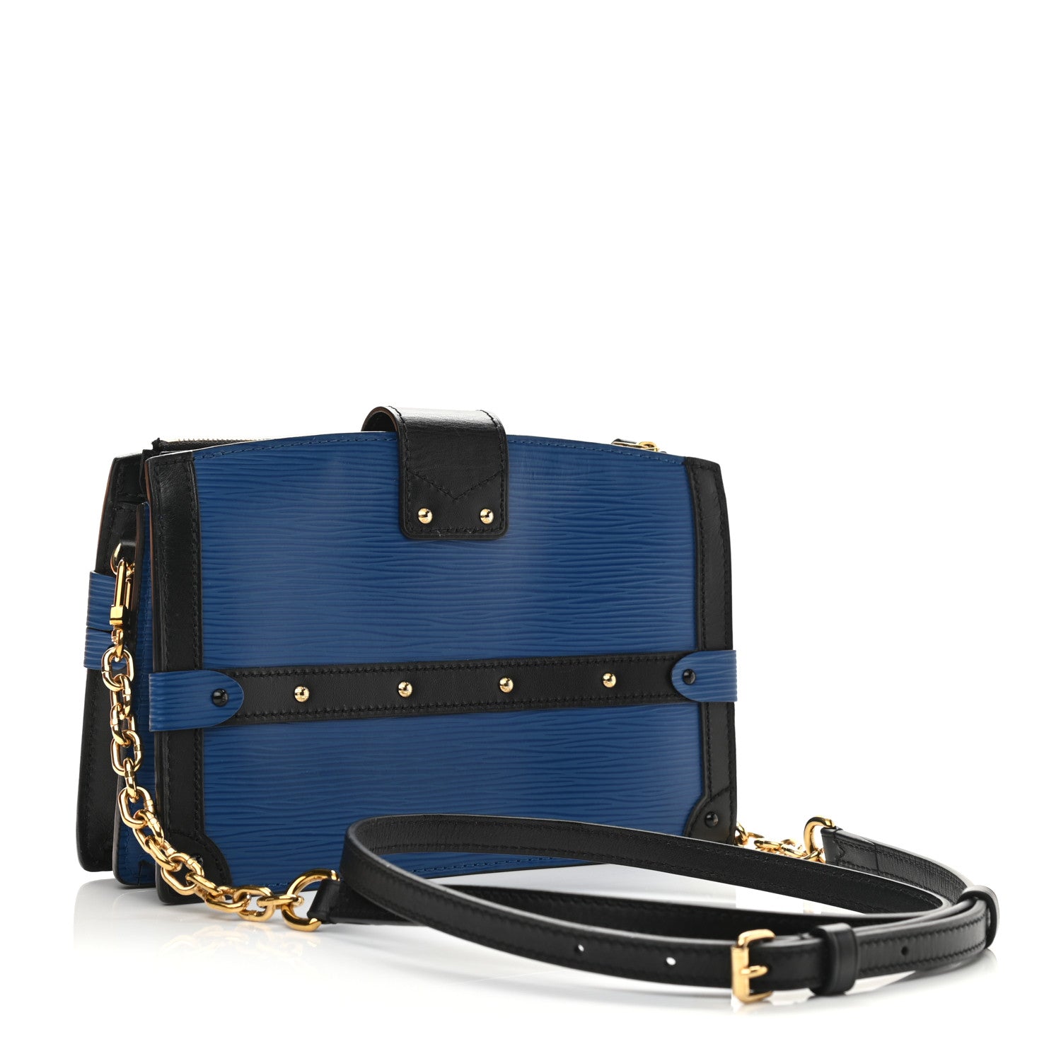 Louis Vuitton Epi Trunk Clutch Blue 3 of 10