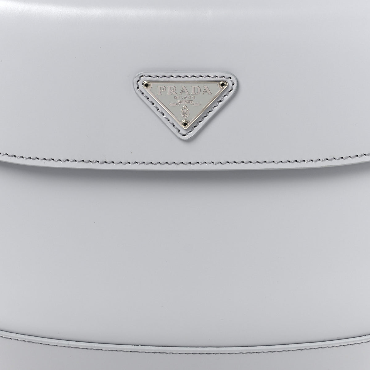 Prada Spazzolato Cleo Flap Shoulder Bag Fiordaliso 8 of 10