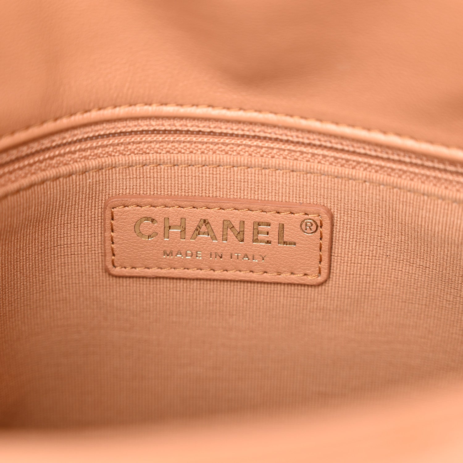 Chanel Shiny Calfskin Quilted Small Supple Twins Hobo Bag Brown 6 of 11