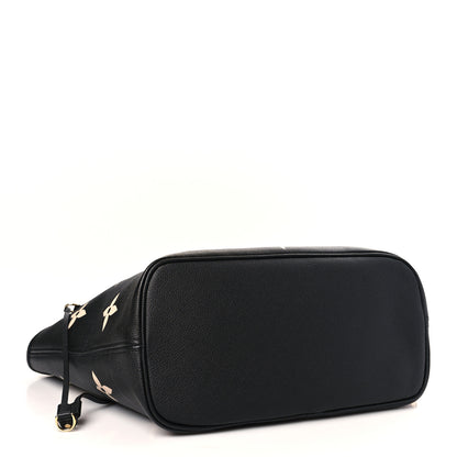 Louis Vuitton Empreinte Monogram Giant Neverfull MM Black Beige 5 of 9