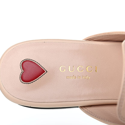Gucci Calfskin Mystic Cat Womens Princetown Slippers 37 Mill Pink Multicolor 6 of 8