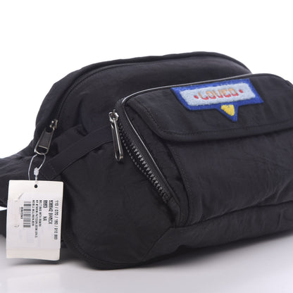 Gucci Nylon 80s Logo Patch Belt Bag Black 10 of 11