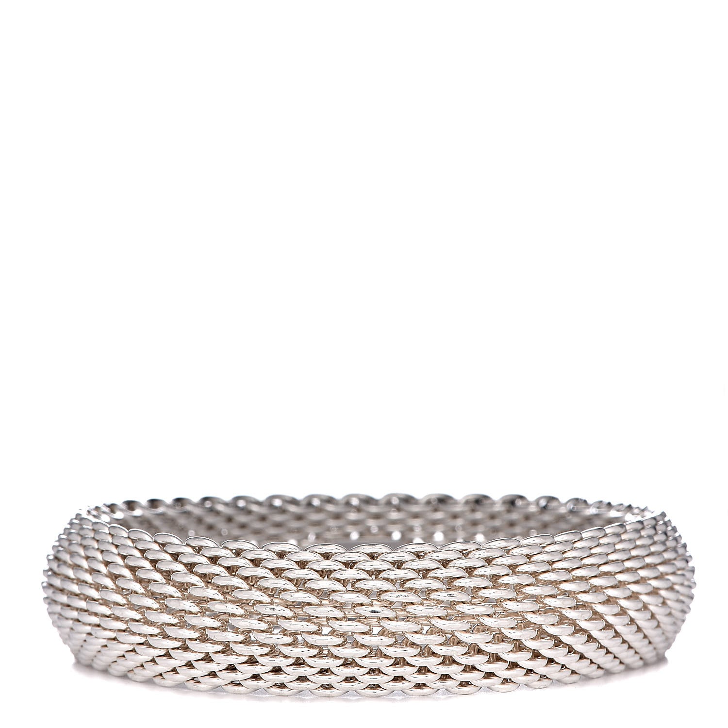 Tiffany Sterling Silver Somerset Mesh Bracelet 1 of 4