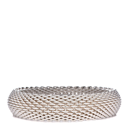 Tiffany Sterling Silver Somerset Mesh Bracelet 1 of 4