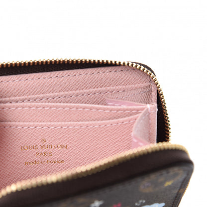 Louis Vuitton Monogram 2020 Christmas Animation Big Wheel Zippy Coin Purse Rose Ballerine 6 of 7