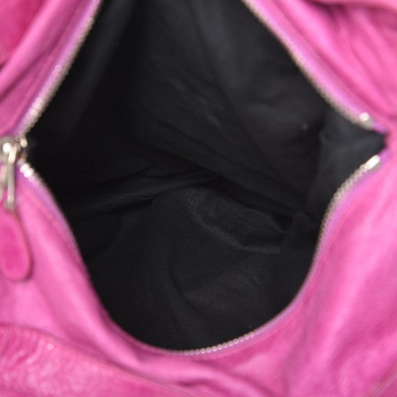 Agneau Giant 21 Silver Hardware Brief Magenta