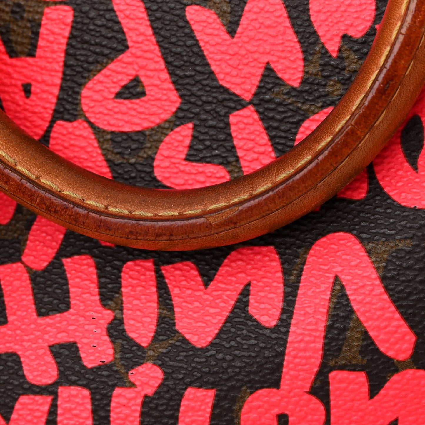 Monogram Graffiti Speedy 30 Fuchsia
