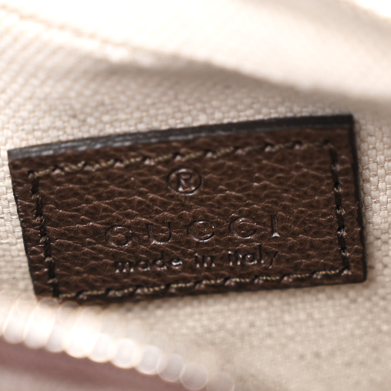 Gucci GG Supreme Monogram Textured Calfskin Web Small Attache Shoulder Bag Beige Ebony New Acero 6 of 10