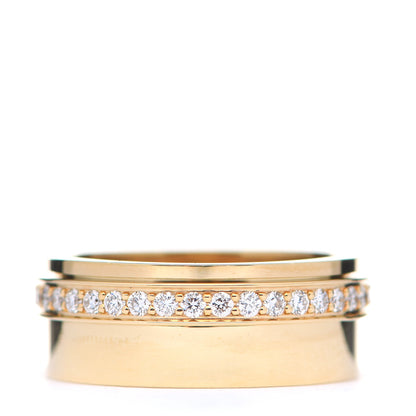 Piaget 18K Yellow Gold Diamond Possession One Row Ring 55 7.25 1 of 5