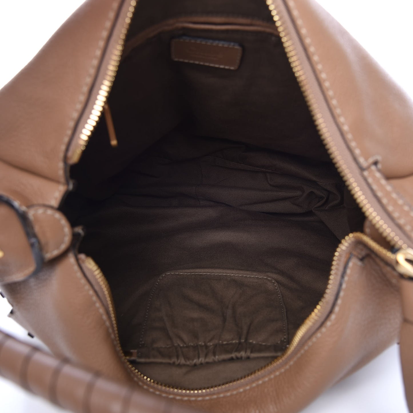 Calfskin Large Marcie Hobo Nut