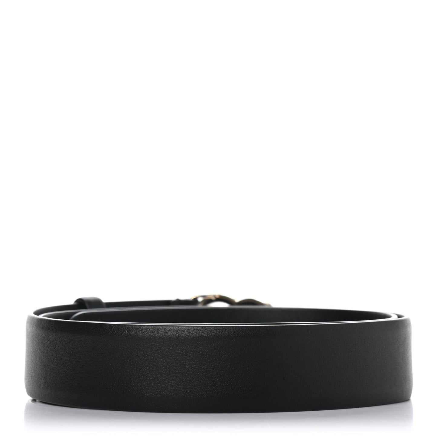 Calfskin Crystal CC Belt 85 34 Black