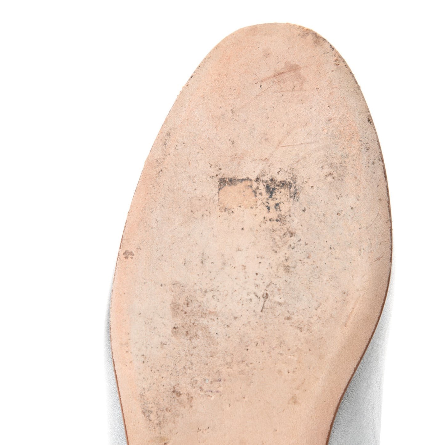 Metallic Lambskin CC Cap Toe Ballerina Flats 36.5 Silver