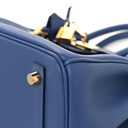 Hermes Swift Birkin 25 Bleu Brighton 10 of 13
