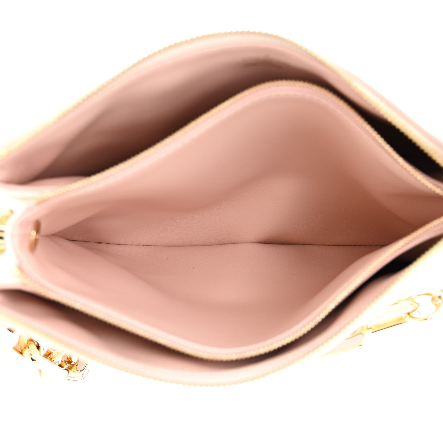 Louis Vuitton Pearlescent Lambskin Embossed Monogram Coussin PM Beige Rose 6 of 13