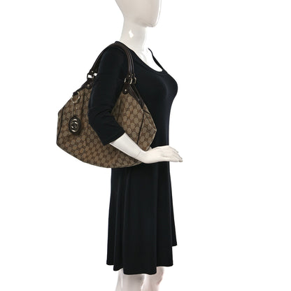 Gucci Monogram Medium Sukey Tote Dark Brown 2 of 10