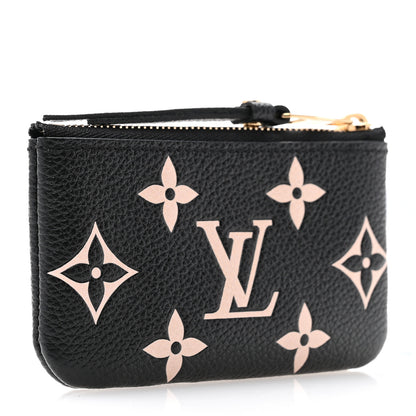 Louis Vuitton Empreinte Monogram Giant Key Pouch Black Beige 3 of 8