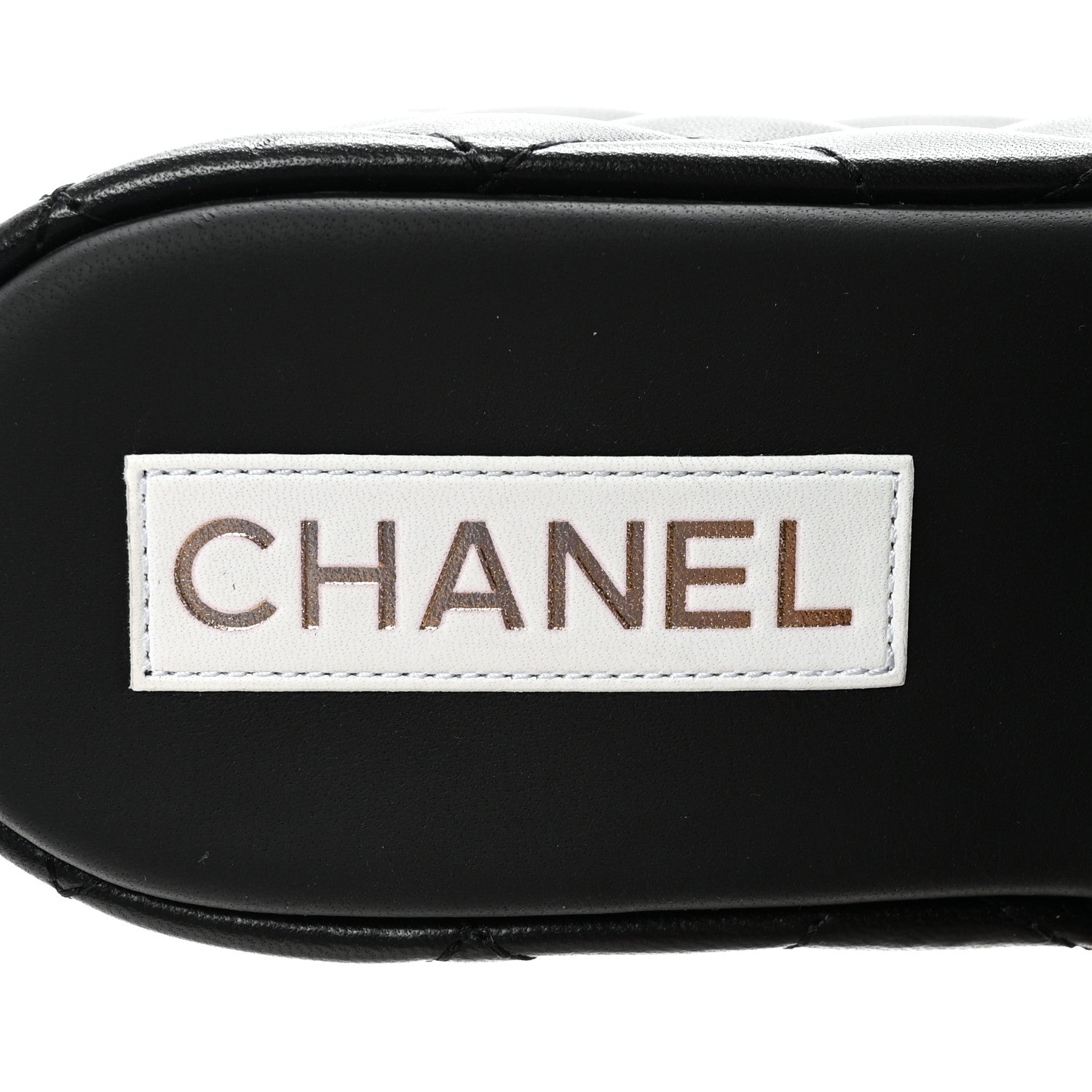 Chanel Lambskin Quilted CC Mules Wedge Sandals 39 Black 8 of 10