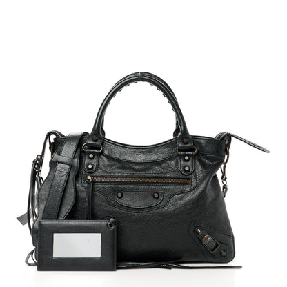 Balenciaga Agneau Classic Hardware Town Black 3 of 11