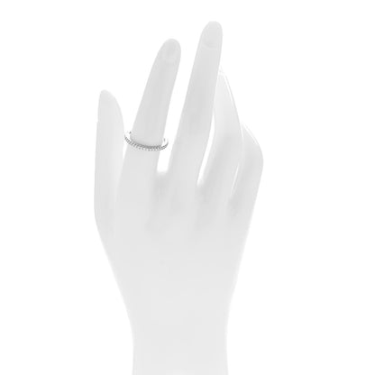 Tiffany Platinum Diamond .17ctw Half Circle Soleste Band Ring 54 7 2 of 4