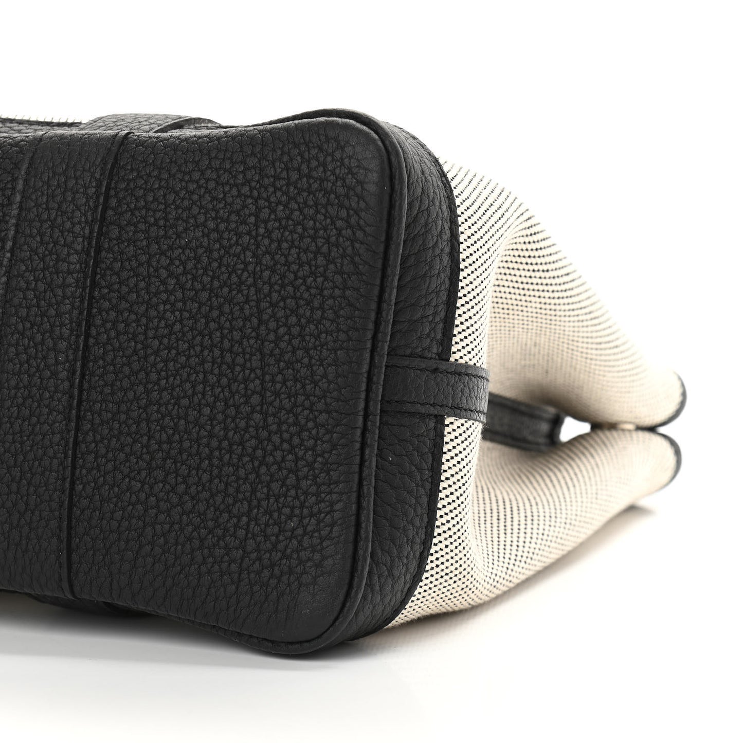 Twill H Negonda Garden Party 30 TPM Tote Ecru Black