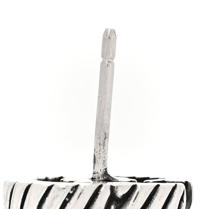 Gucci Sterling Silver Torchon Double G Earrings 5 of 5